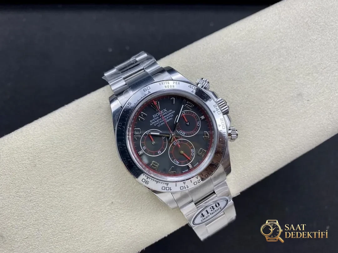 Clean Rolex Daytona 116509 beyaz altın kırmızı şeytan Dai bir bakışta belli olur mu? - Arka Kapak ve Mekanizma Detayı