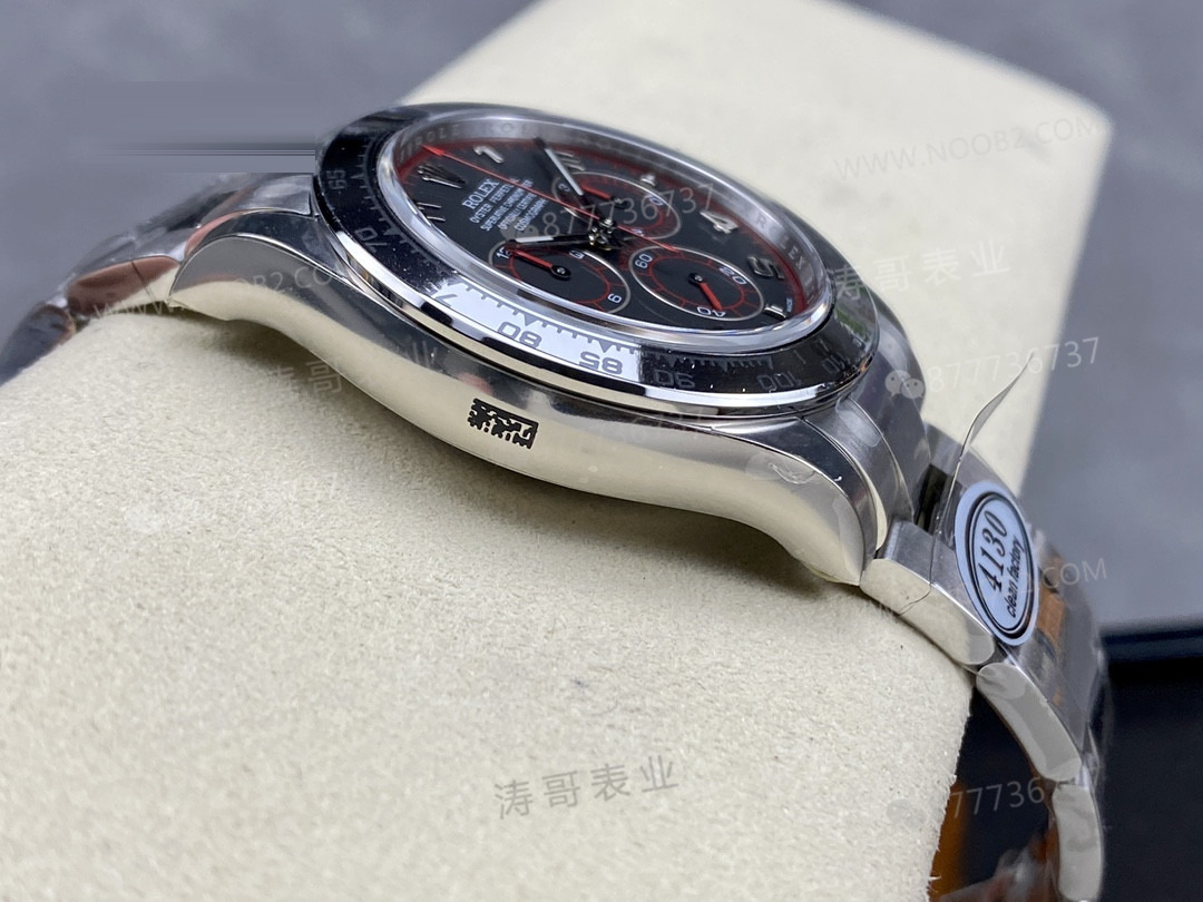 Clean Rolex Daytona 116509 beyaz altın kırmızı şeytan Dai bir bakışta belli olur mu? — 6. fotoğraf
