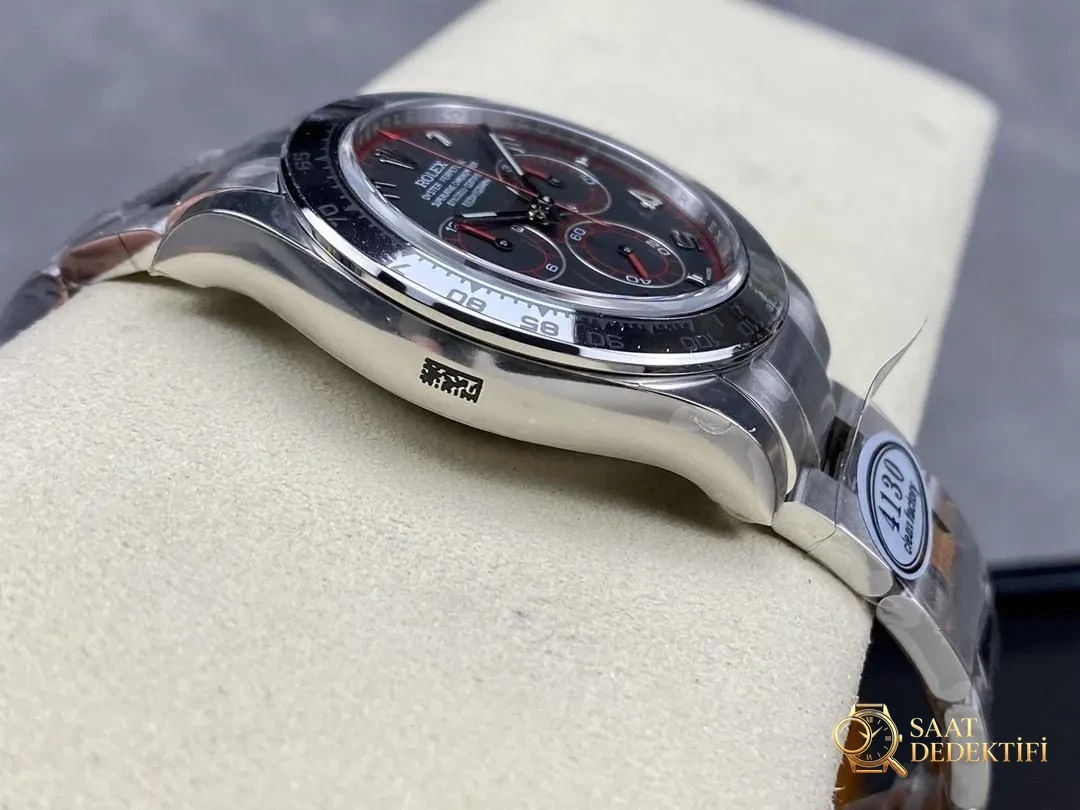 Clean Rolex Daytona 116509 beyaz altın kırmızı şeytan Dai bir bakışta belli olur mu? - Makro Kadran ve İndeks İşçiliği