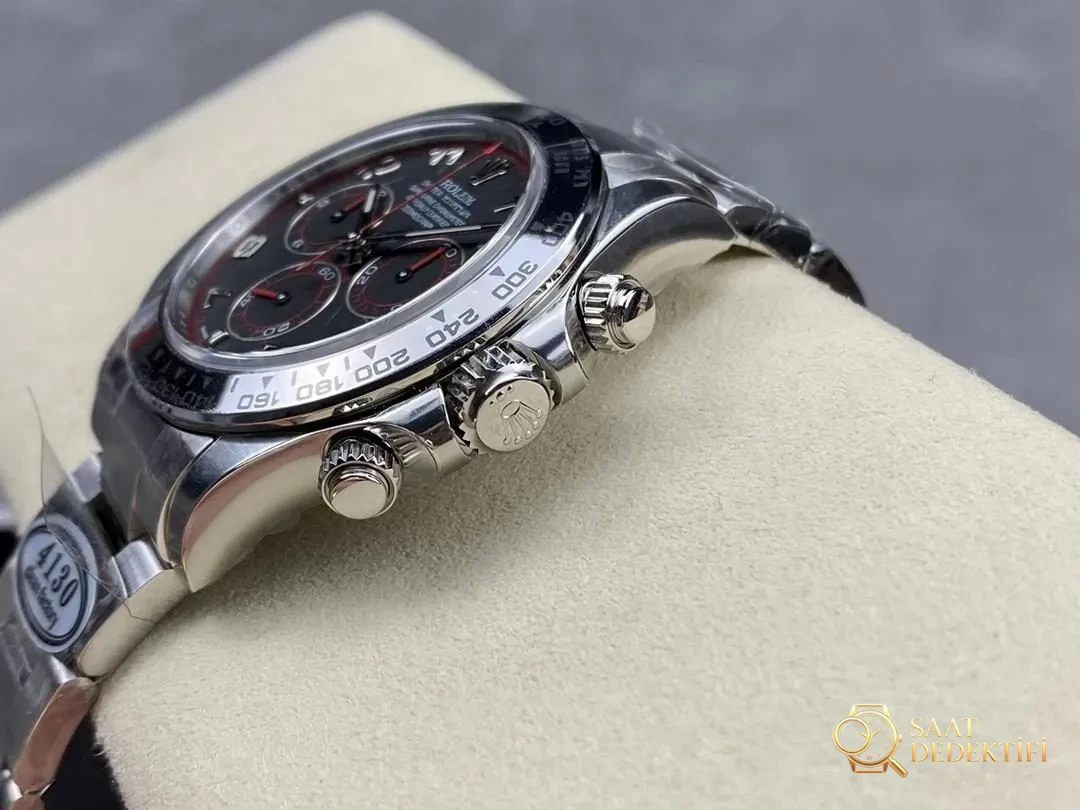 Clean Rolex Daytona 116509 beyaz altın kırmızı şeytan Dai bir bakışta belli olur mu? - Klips Kilidi ve Lazer Damgalar