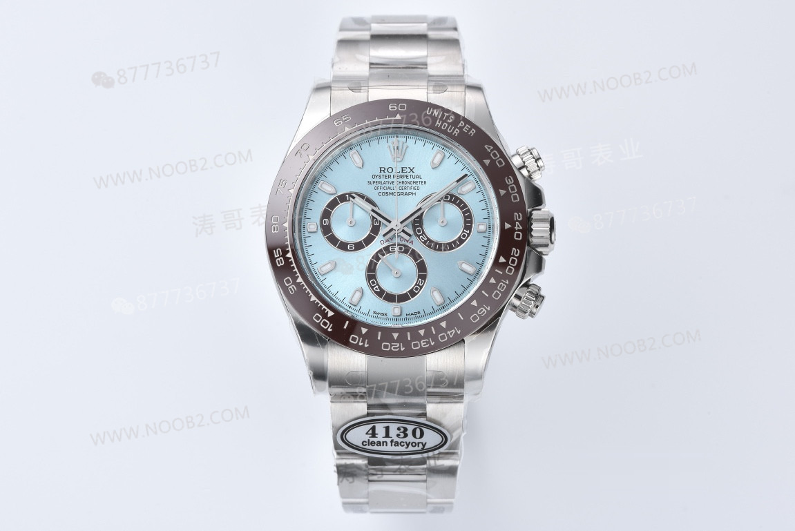Clean Rolex Daytona buz mavisi baton işaretli m116506-0001 replika kalitesi nasıl? — 1. fotoğraf