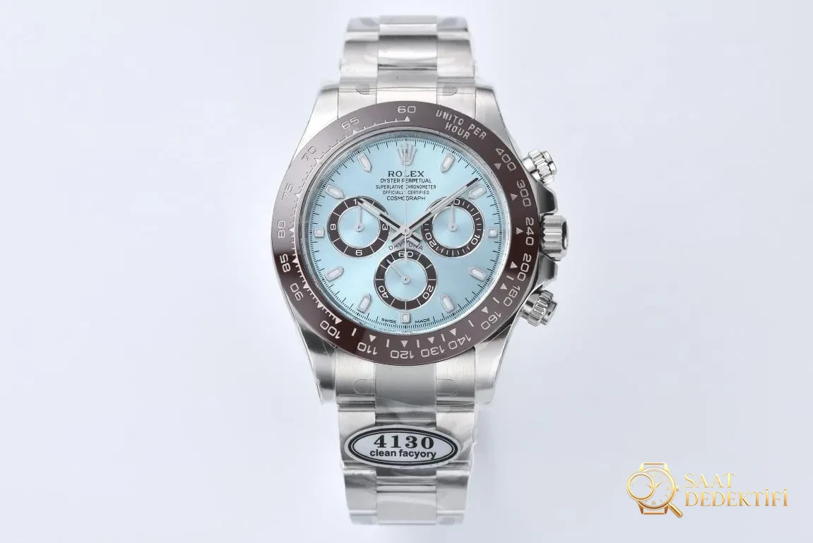 4130 buz mavisi Daytona, C 4130 mekanizma, Clean 4130 Daytona, Clean Rolex, Clean Factory Rolex, Clean Factory resmi site, Clean Factory saat, Clean Factory Daytona, Clean Factory buz mavisi Daytona, Clean Rolex Daytona, N 4130 mekanizma