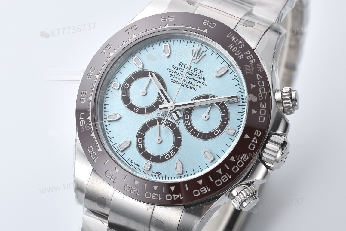 Clean Rolex Daytona buz mavisi baton işaretli m116506-0001 replika kalitesi nasıl? — 2. fotoğraf