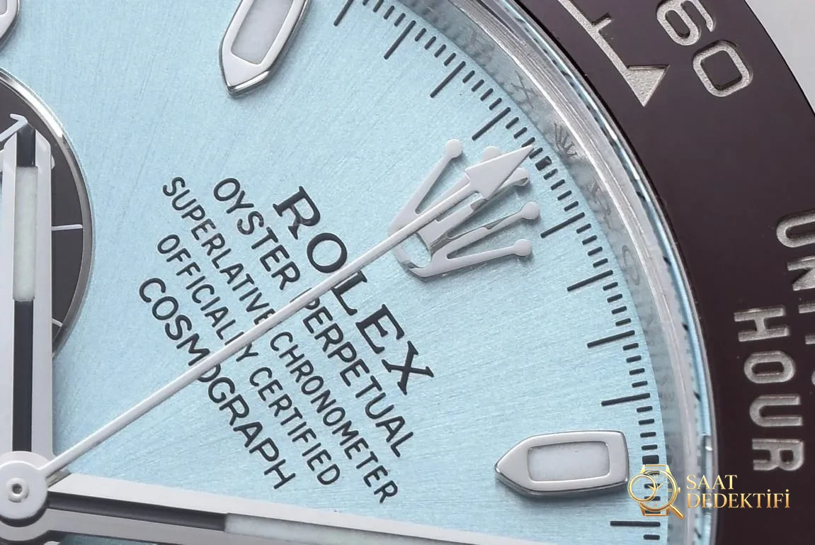 Clean Rolex Daytona buz mavisi baton işaretli m116506-0001 replika kalitesi nasıl? - Kasa Profili ve Kurma Kolu İncelemesi