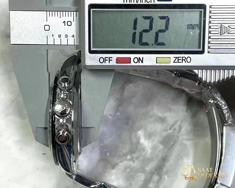 Clean Rolex Daytona n4130 mekanizmasıyla tavan seviyeye mi ulaştı? - Kadran Detayı ve Bezel İşçiliği