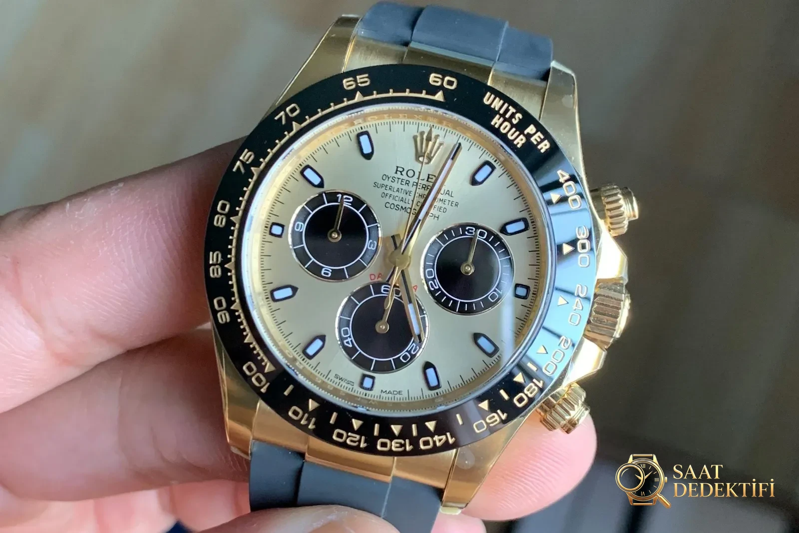 Clean Rolex Daytona Yu Wenle modeli işçilik incelemesi - Kasa Profili ve Kurma Kolu İncelemesi