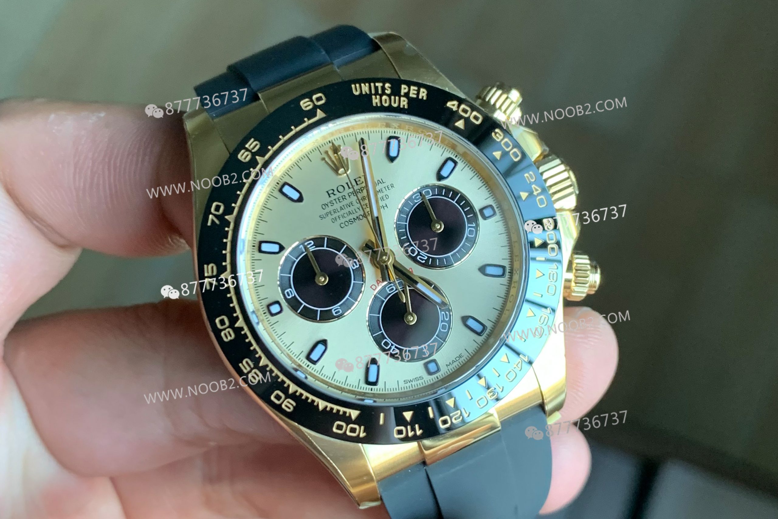 Clean Rolex Daytona Yu Wenle modeli işçilik incelemesi — 4. fotoğraf