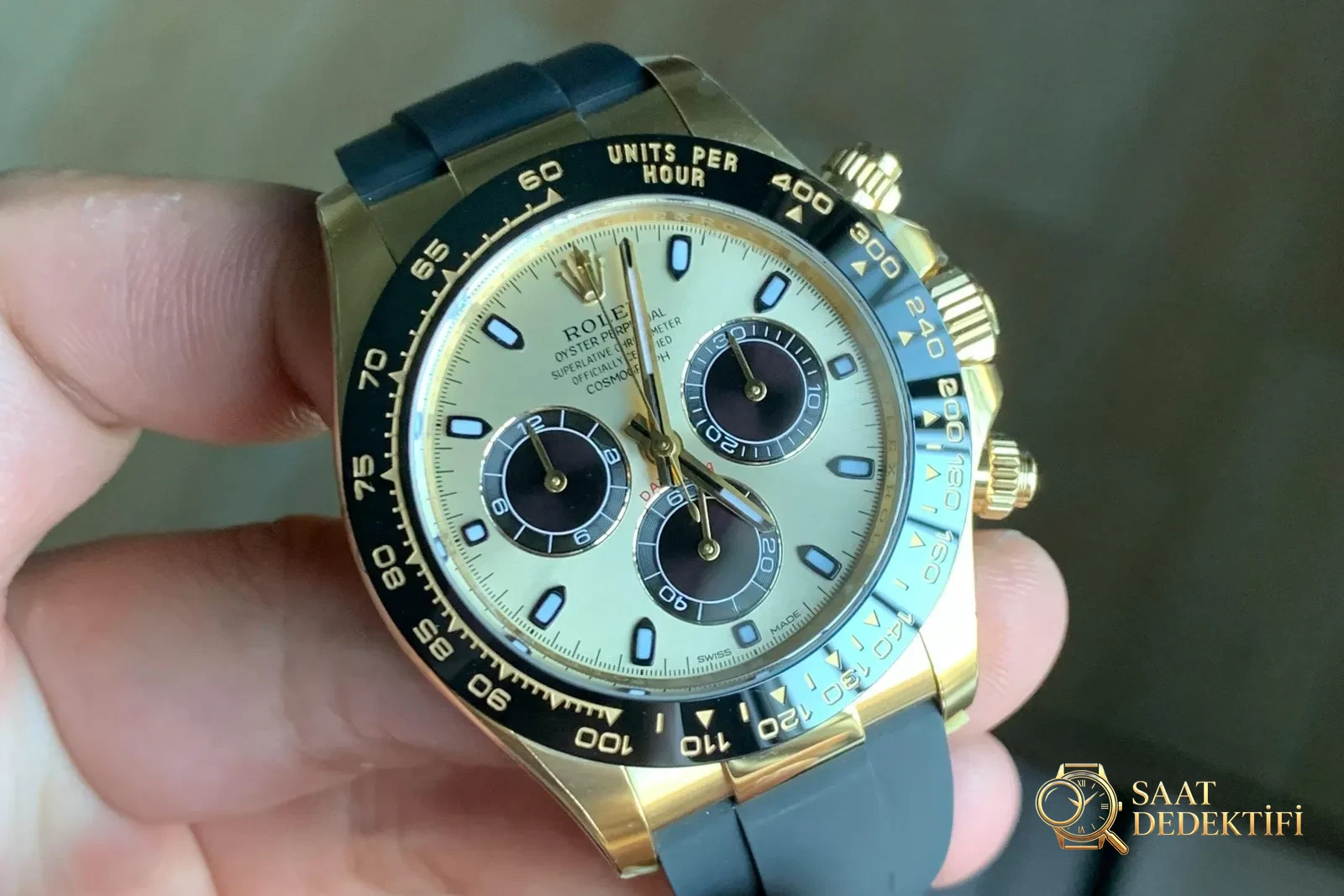 Clean Rolex Daytona Yu Wenle modeli işçilik incelemesi - Arka Kapak ve Mekanizma Detayı