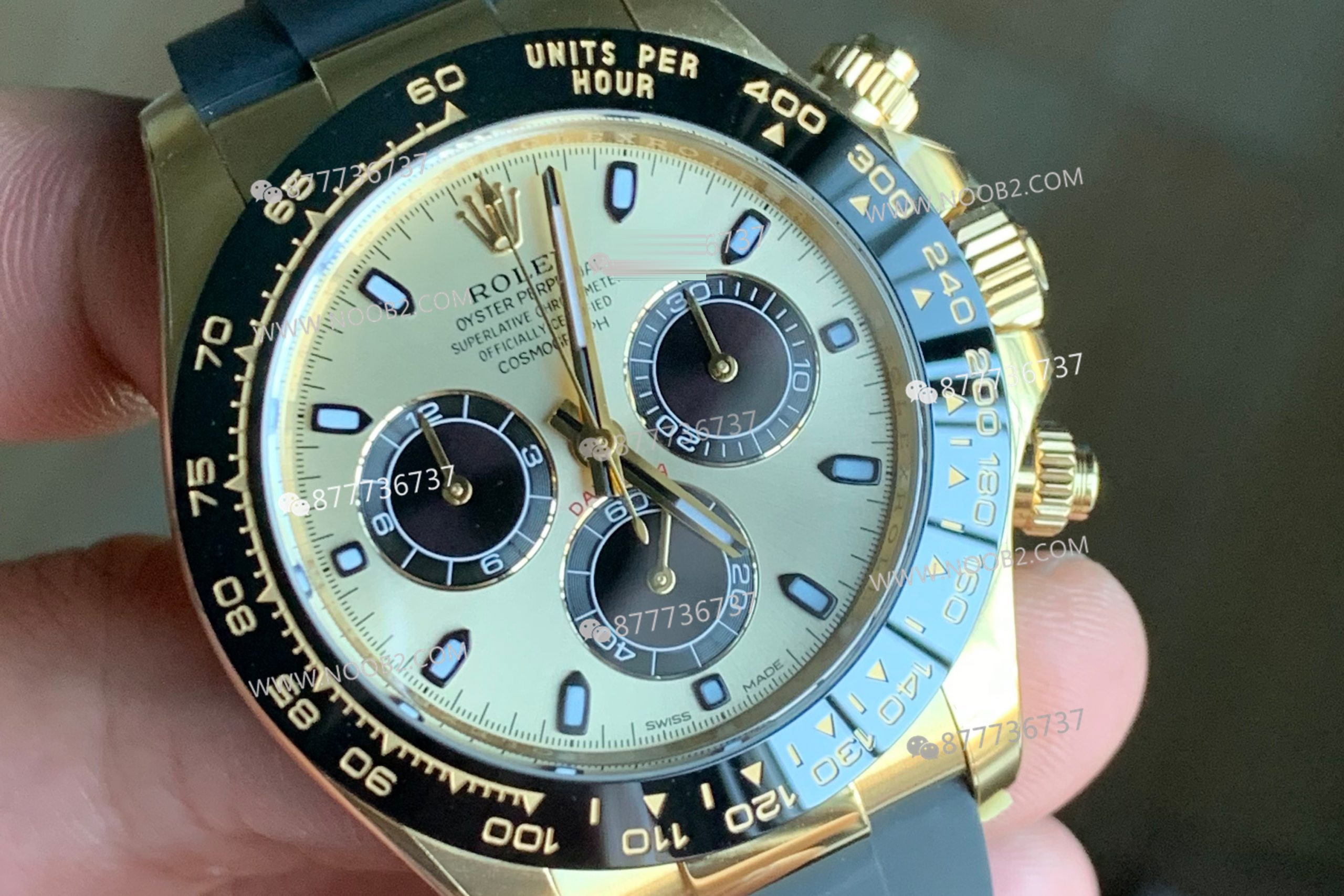 Clean Rolex Daytona Yu Wenle modeli işçilik incelemesi — 5. fotoğraf