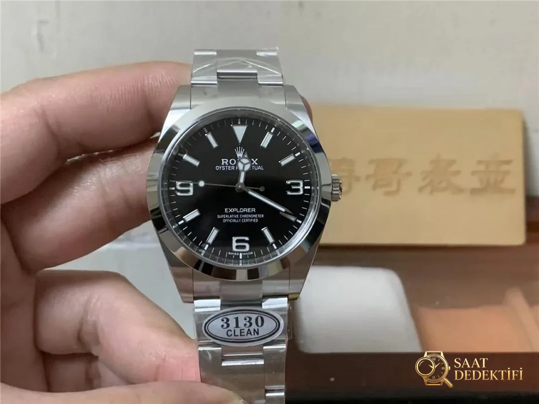 Rolex Explorer 3132 Clean Factory İncelemesi - Ön Görünüm ve Kasa Tasarımı