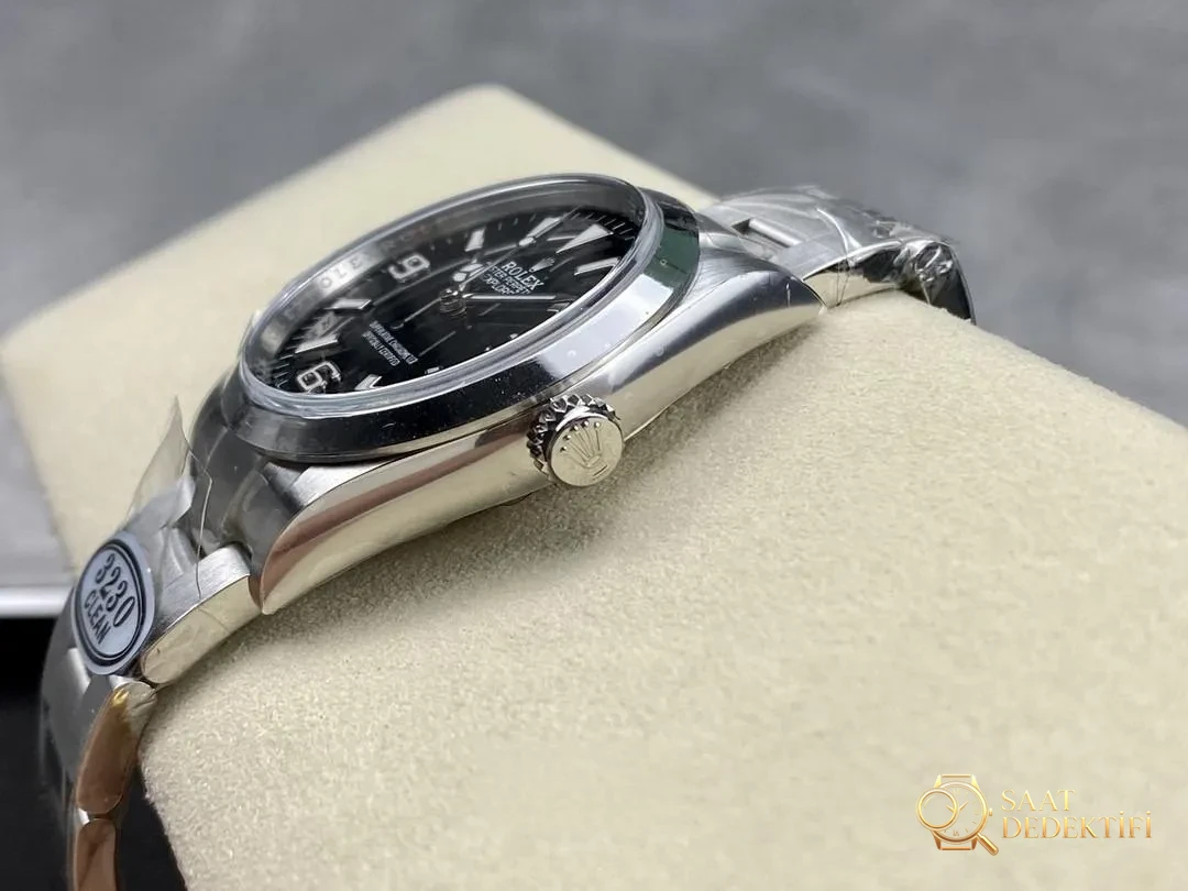 Clean Rolex Explorer I 36 mm 3230 mekanizmalı — bir bakışta replika olduğu belli olur mu? - Klips Kilidi ve Lazer Damgalar