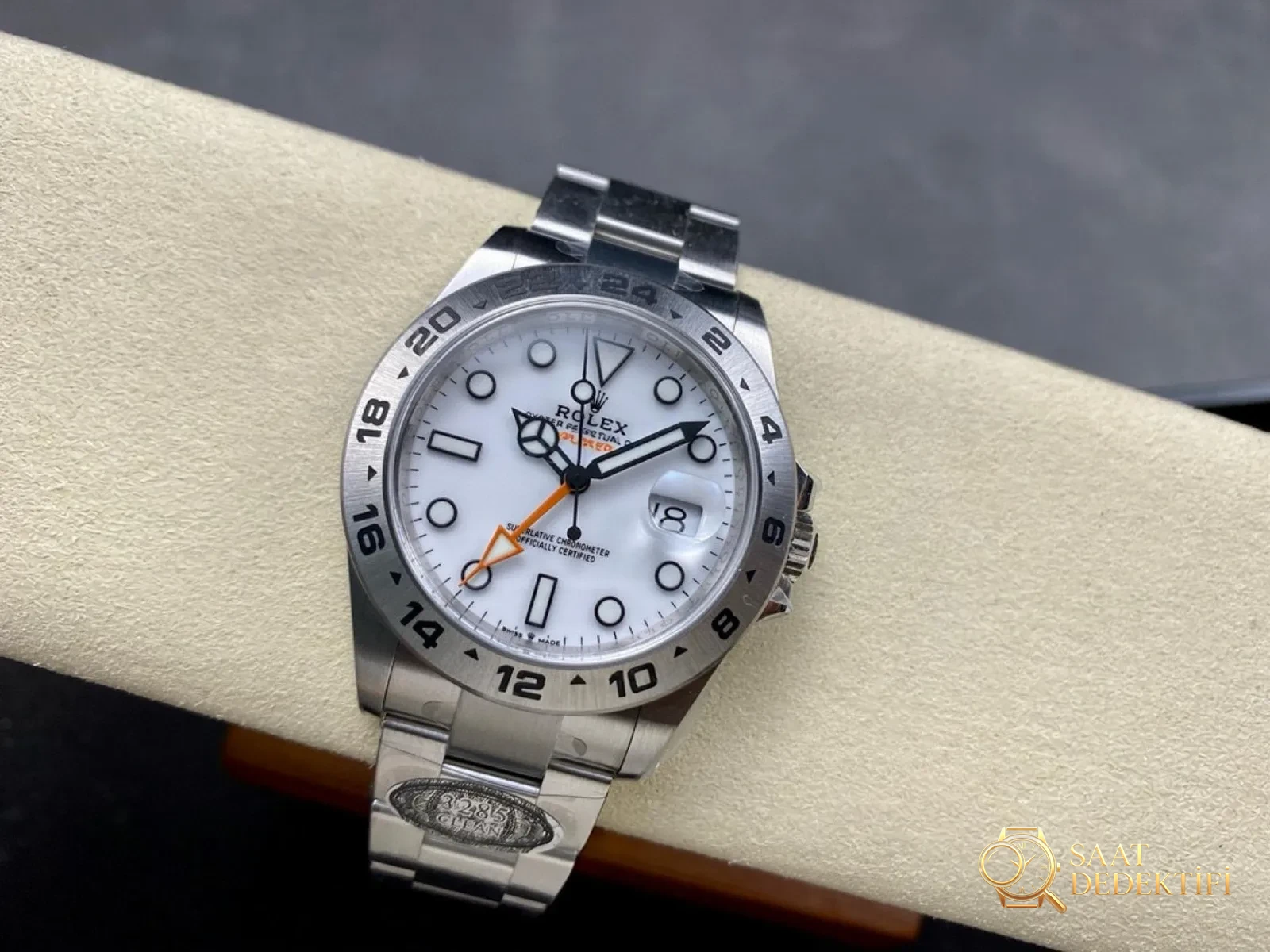 Clean Rolex Explorer II (Explorer 2) 3285 mekanizmasının kalitesi nasıl? - Klips Kilidi ve Lazer Damgalar