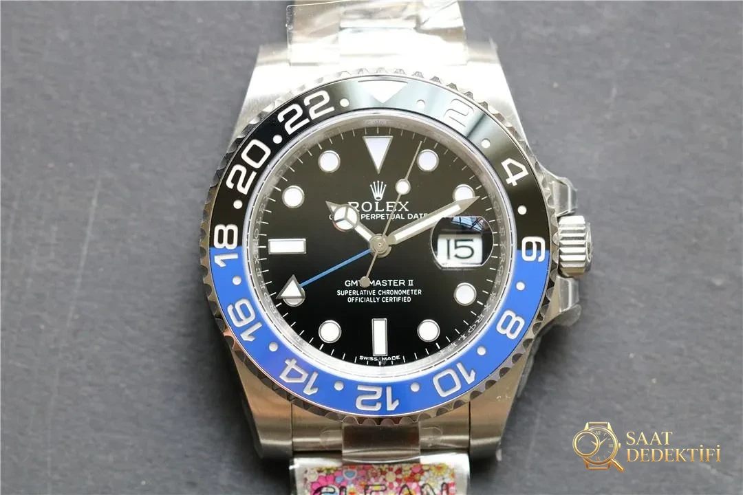 Clean Rolex GMT Inter Milan bezel/mavi-siyah bezel detay işçiliği iyi mi? - Kadran Detayı ve Bezel İşçiliği