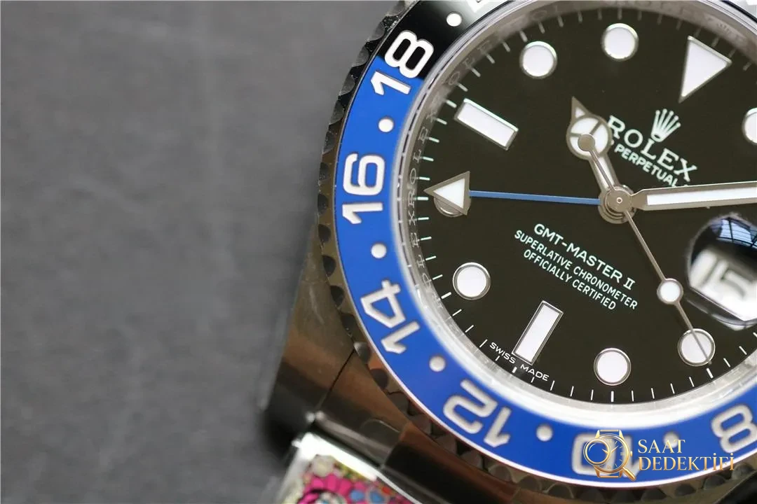 Clean Rolex GMT Inter Milan bezel/mavi-siyah bezel detay işçiliği iyi mi? - Bilekte Duruş ve Kasa Orantısı