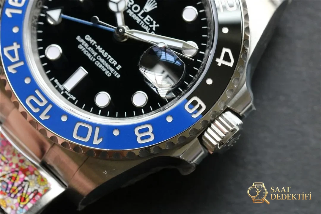 Clean Rolex GMT Inter Milan bezel/mavi-siyah bezel detay işçiliği iyi mi? - Yan Profil ve Kordon Bağlantısı