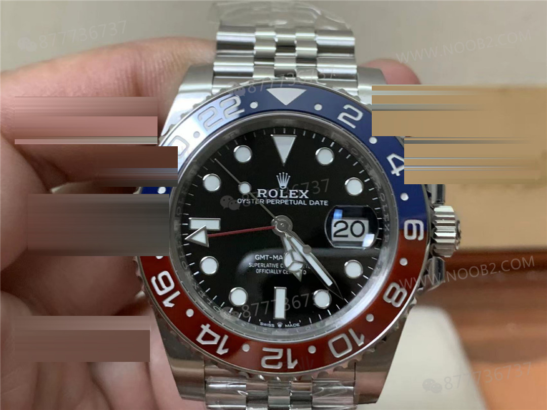 Clean Rolex GMT kırmızı-mavi (Pepsi) bezel, Dandong 3285 mekanizmayla nasıl bir saat? — 1. fotoğraf