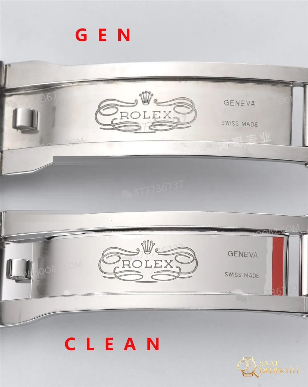 Clean Rolex GMT kırmızı-mavi (Pepsi) bezel, Dandong 3285 mekanizmayla nasıl bir saat? - Arka Kapak Gravür ve Seri Numarası