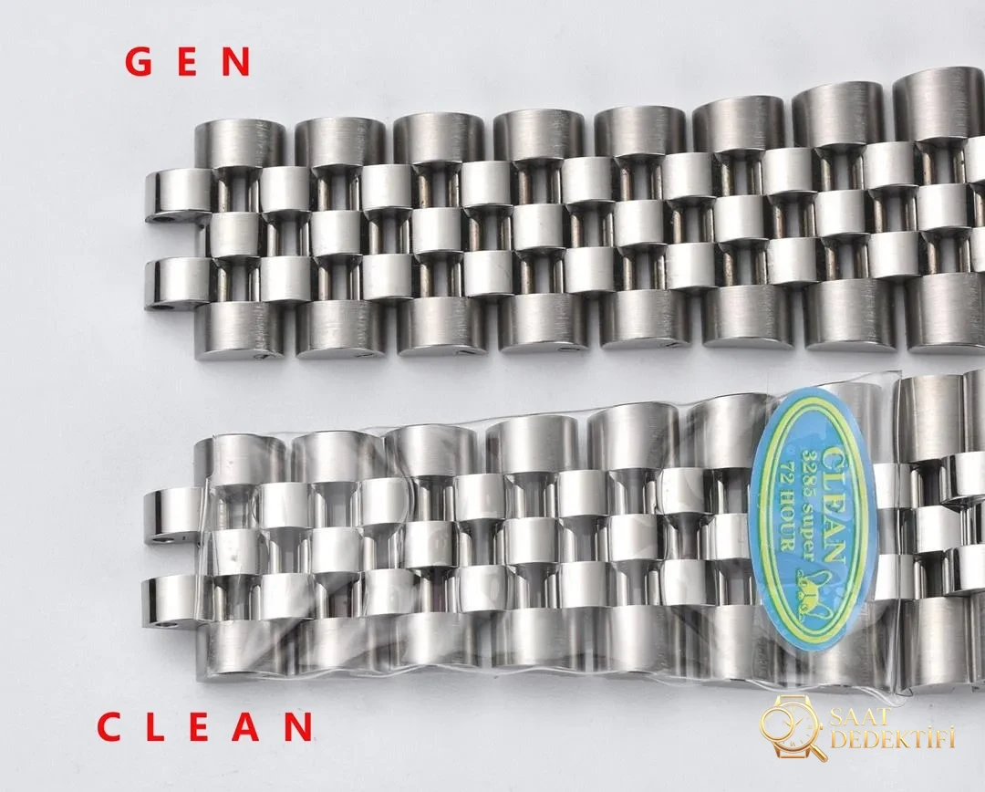 Clean Rolex GMT kırmızı-mavi (Pepsi) bezel, Dandong 3285 mekanizmayla nasıl bir saat? - Kadran Güneş Işını (Sunburst) Efekti