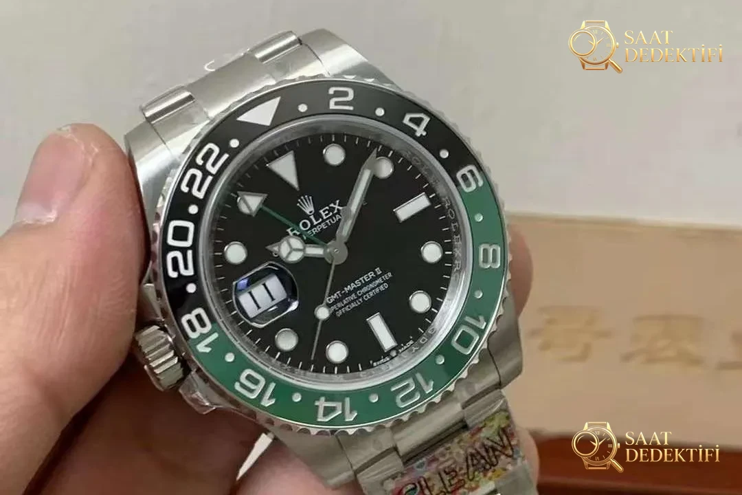 Clean Rolex GMT-Master Sprite bezel solak 126720 detay ve işçiliği nasıl? - Kadran Detayı ve Bezel İşçiliği