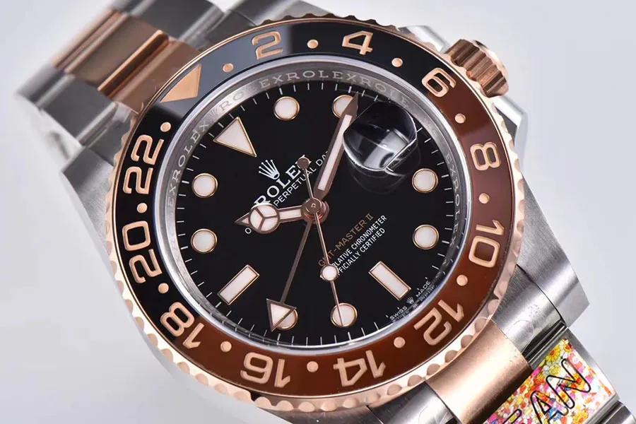 Clean Rolex GMT root beer bezel replika saat alınmaya değer mi - Kadran Detayı ve Bezel İşçiliği