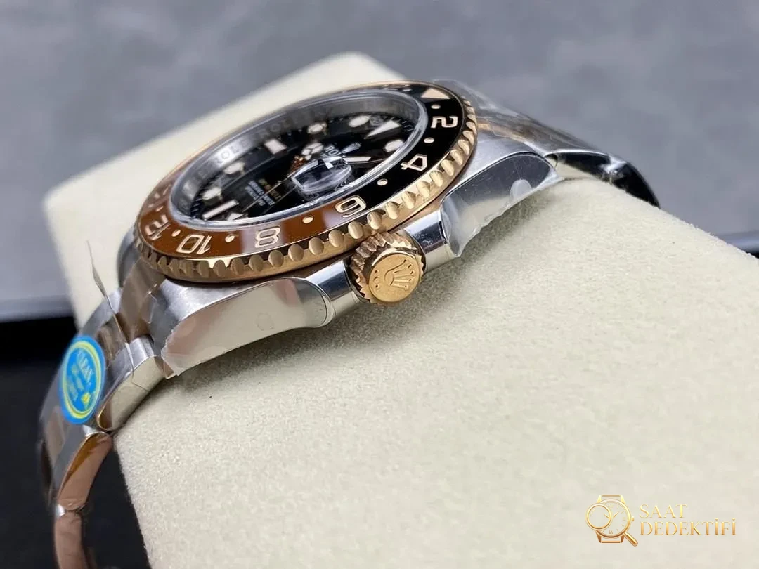 Clean Rolex GMT Sha Shi bezel / Büyük Yengeç Dandong 3285 işçiliği nasıl? - Klips Kilidi ve Lazer Damgalar