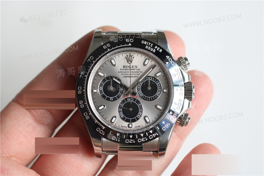 Clean Rolex gri kauçuk Daytona (Gri Ayı) 4130 mekanizmayla orijinaline rakip olabilir mi? — 6. fotoğraf