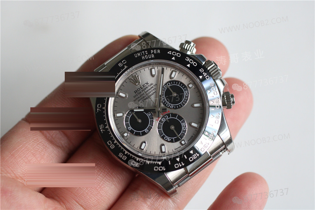 Clean Rolex gri kauçuk Daytona (Gri Ayı) 4130 mekanizmayla orijinaline rakip olabilir mi? — 7. fotoğraf