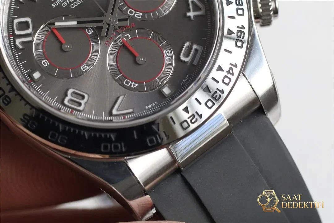 Clean Rolex gri şeytan Daytona 116519-0104 nasıl ayırt edilir? - Makro Kadran ve İndeks İşçiliği