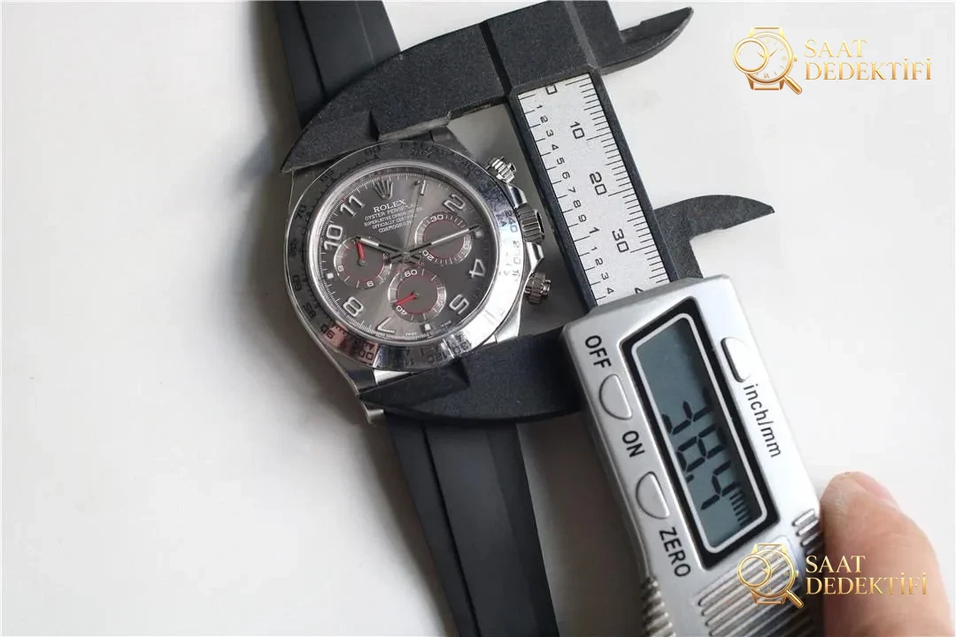 Clean Rolex gri şeytan Daytona 116519-0104 nasıl ayırt edilir? - Genel Açı ve Estetik Duruş