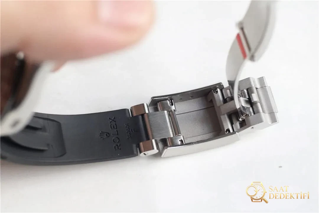 Clean Rolex gri şeytan Daytona 116519-0104 nasıl ayırt edilir? - Toka İçi Mikro Ayar Mekanizması