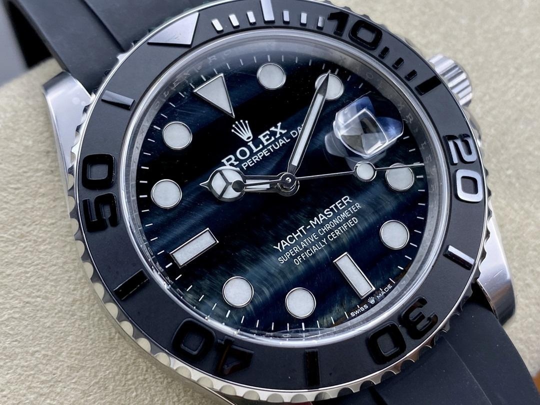Clean Rolex kartal gözü taş kadranlı platin Yacht-Master m226659 kaliteli mi? — 3. fotoğraf