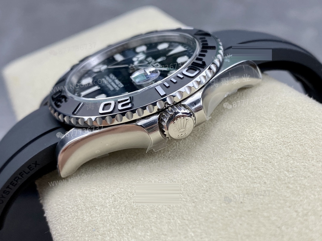 Clean Rolex kartal gözü taş kadranlı platin Yacht-Master m226659 kaliteli mi? — 9. fotoğraf