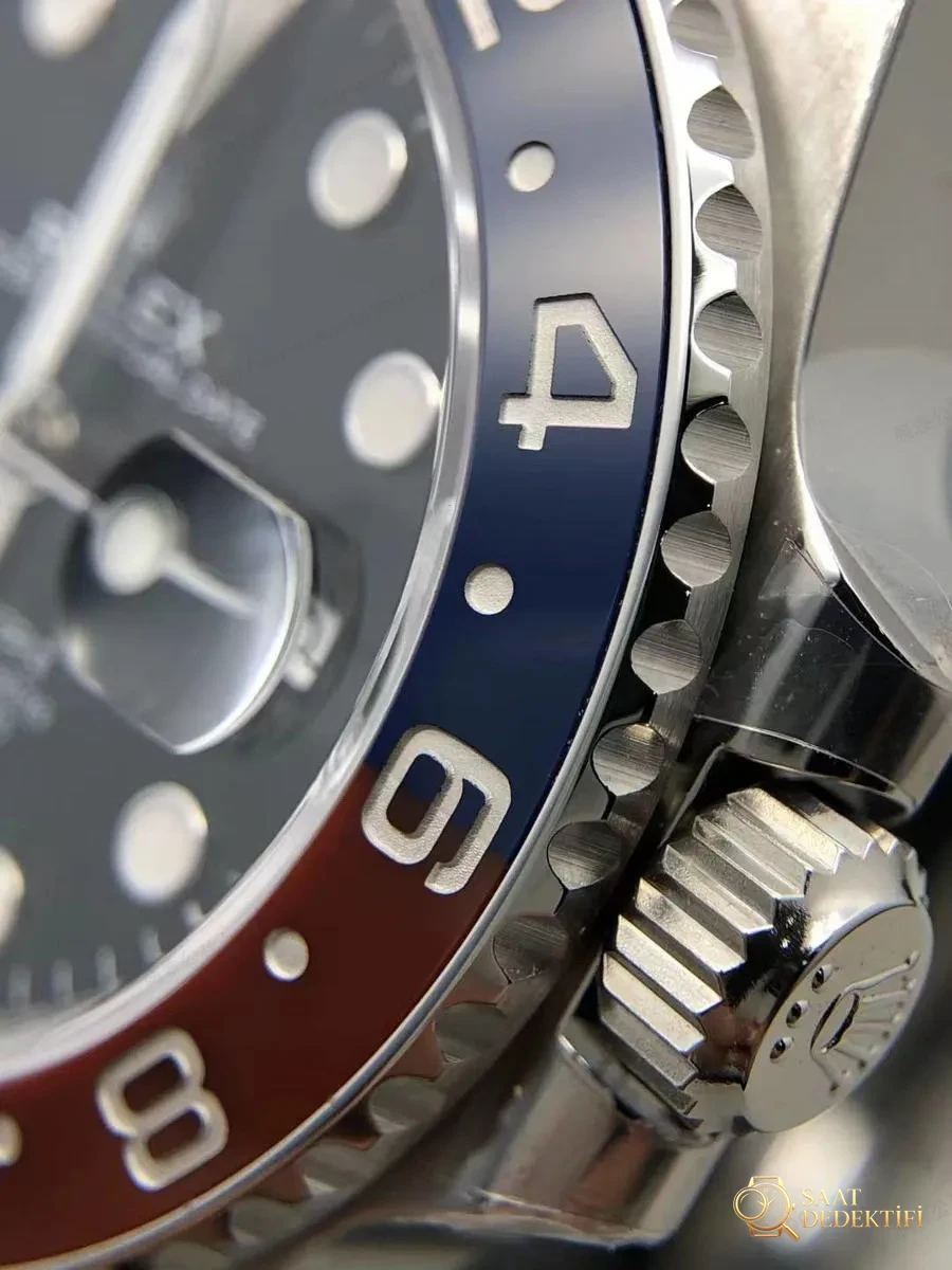 Clean Rolex Kola Bezel Kol Saati Detaylı İncelemesi - Arka Kapak ve Mekanizma Detayı