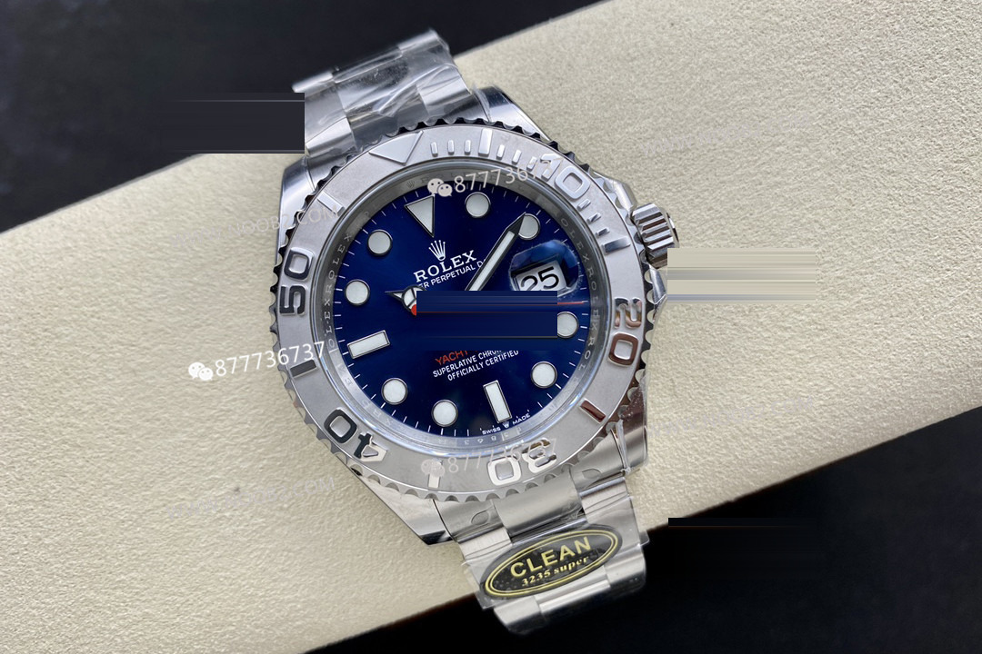 Clean Rolex mavi Yacht-Master 3235 mekanizması: AR ve EW arasında en iyi işçilik hangisinde? — 1. fotoğraf