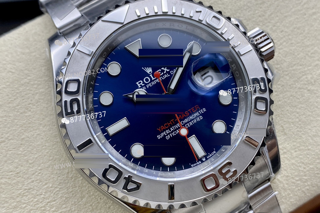 Clean Rolex mavi Yacht-Master 3235 mekanizması: AR ve EW arasında en iyi işçilik hangisinde? — 3. fotoğraf