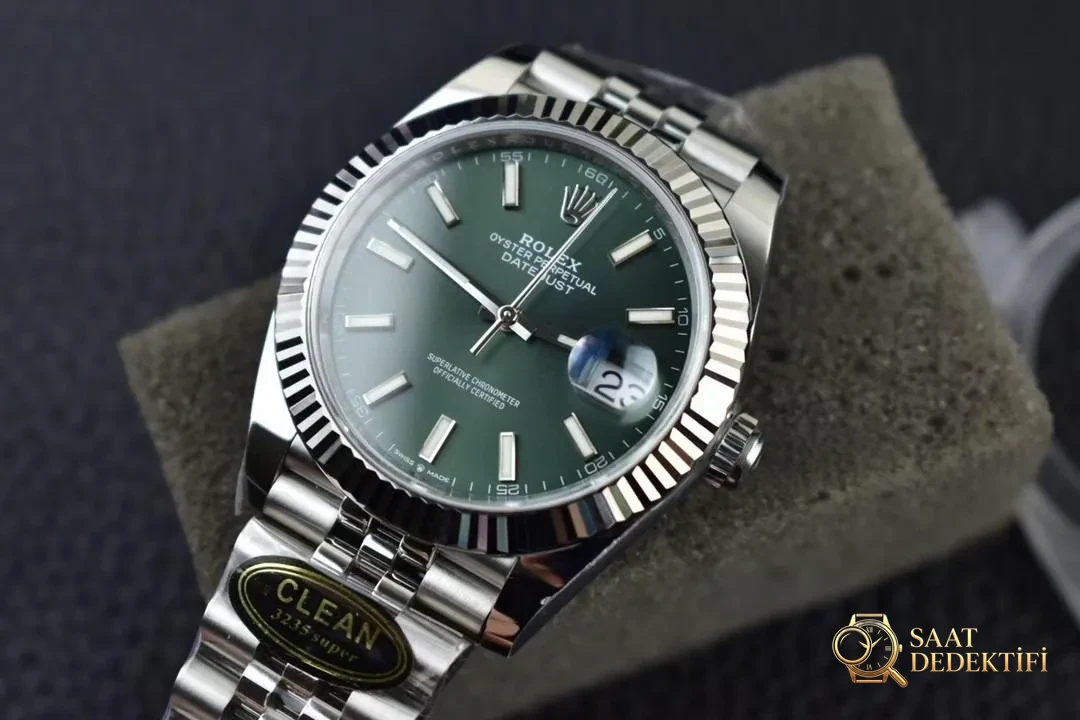 Clean Rolex nane yeşili Datejust kalitesi nasıl? - Bilezik, Toka ve Klips Mekanizması