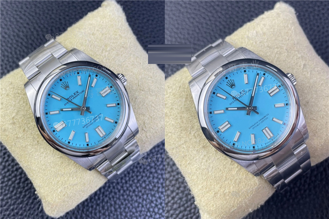Clean Rolex Oyster Perpetual, VS Factory Perpetual Tiffany mavisi ile karşıya: Hangisi daha üstün? — 3. fotoğraf