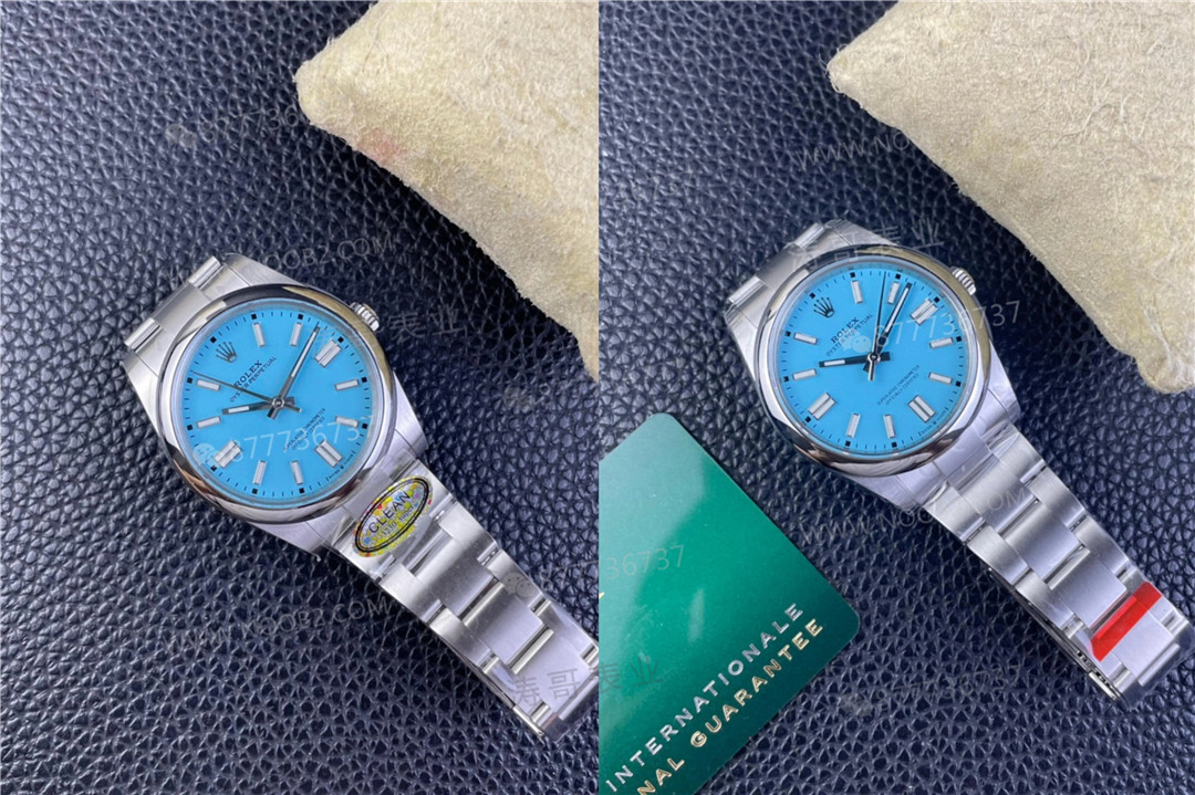 Clean Rolex Oyster Perpetual, VS Factory Perpetual Tiffany mavisi ile karşıya: Hangisi daha üstün? — 7. fotoğraf