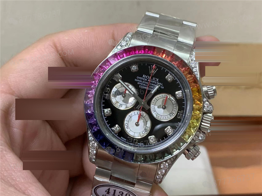 Clean Rolex Rainbow Daytona 4130 mekanizmalı modeli nereden satın alabilirim? — 4. fotoğraf