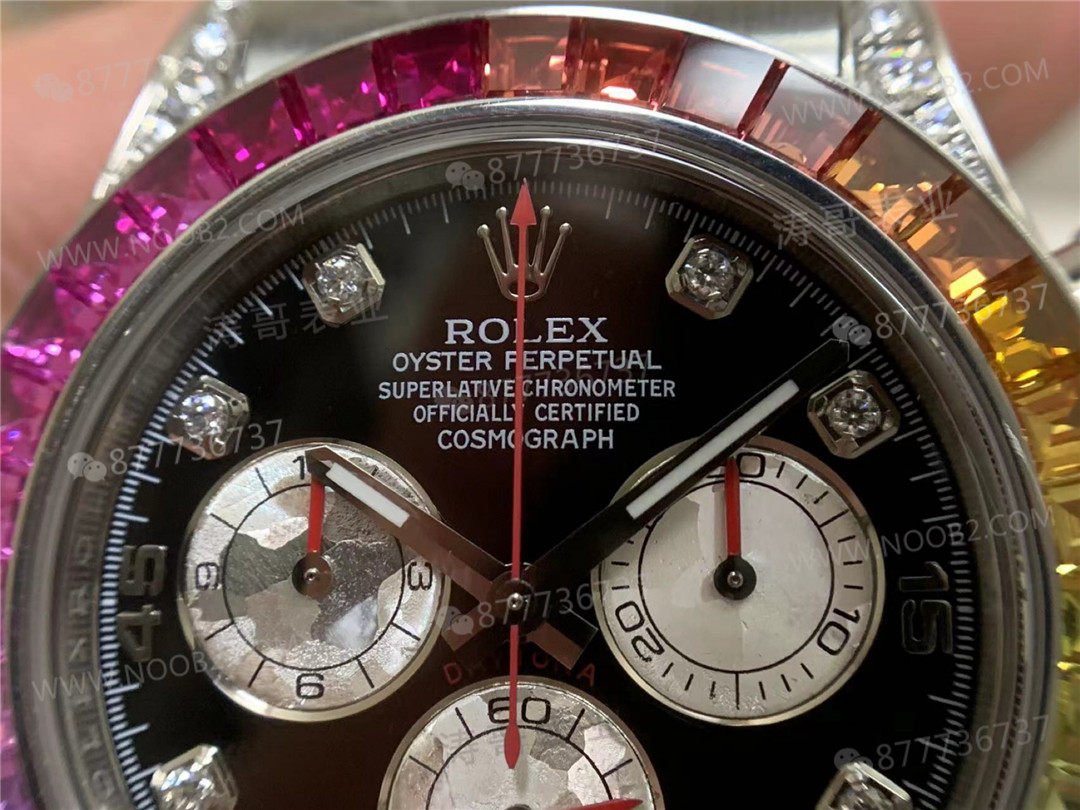 Clean Rolex Rainbow Daytona 4130 mekanizmalı modeli nereden satın alabilirim? — 8. fotoğraf