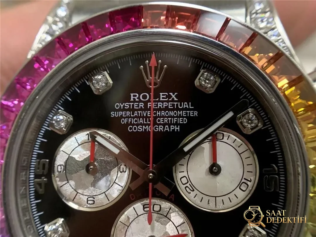 Clean Rolex Rainbow Daytona 4130 mekanizmalı modeli nereden satın alabilirim? - Bilekte Duruş ve Kasa Orantısı