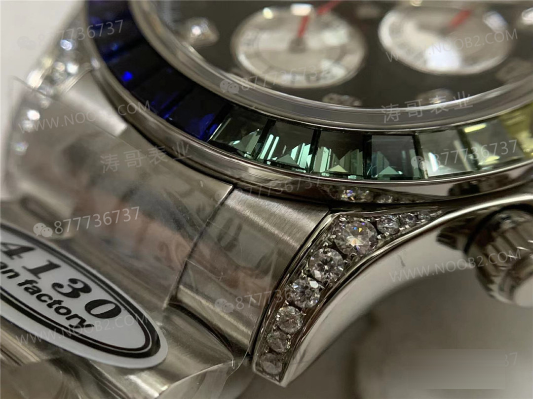 Clean Rolex Rainbow Daytona 4130 mekanizmalı modeli nereden satın alabilirim? — 10. fotoğraf