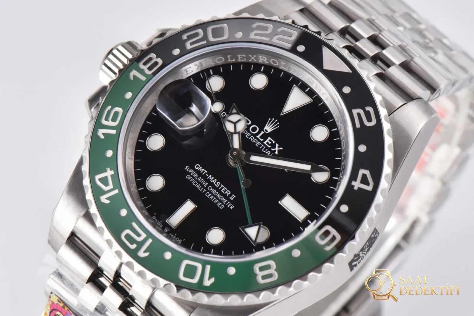Clean Rolex Sprite bezelli sol elli GMT'nin 3285 mekanizması en üst versiyon mu? - görsel 1