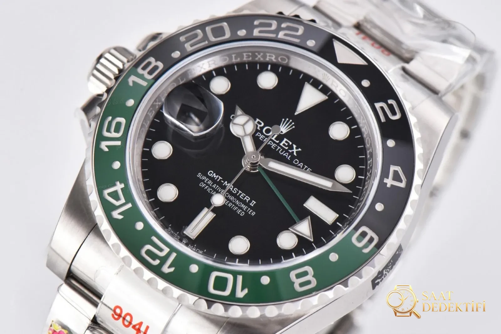 Clean Rolex Sprite bezelli sol elli GMT'nin 3285 mekanizması en üst versiyon mu? - görsel 6