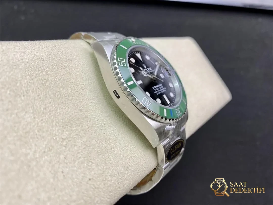 Clean Rolex Yeşil Su Hayaleti 41 mm, 3235 Mekanizmalı İnceleme - Bilezik, Toka ve Klips Mekanizması