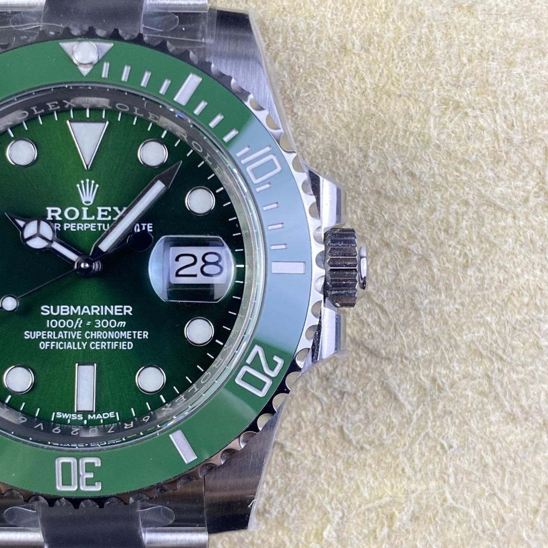 Clean Rolex Yeşil Su Hayaleti ve Siyah Su Hayaleti V5 Versiyonu 3135 Mekanizma İşçilik İncelemesi — 6. fotoğraf