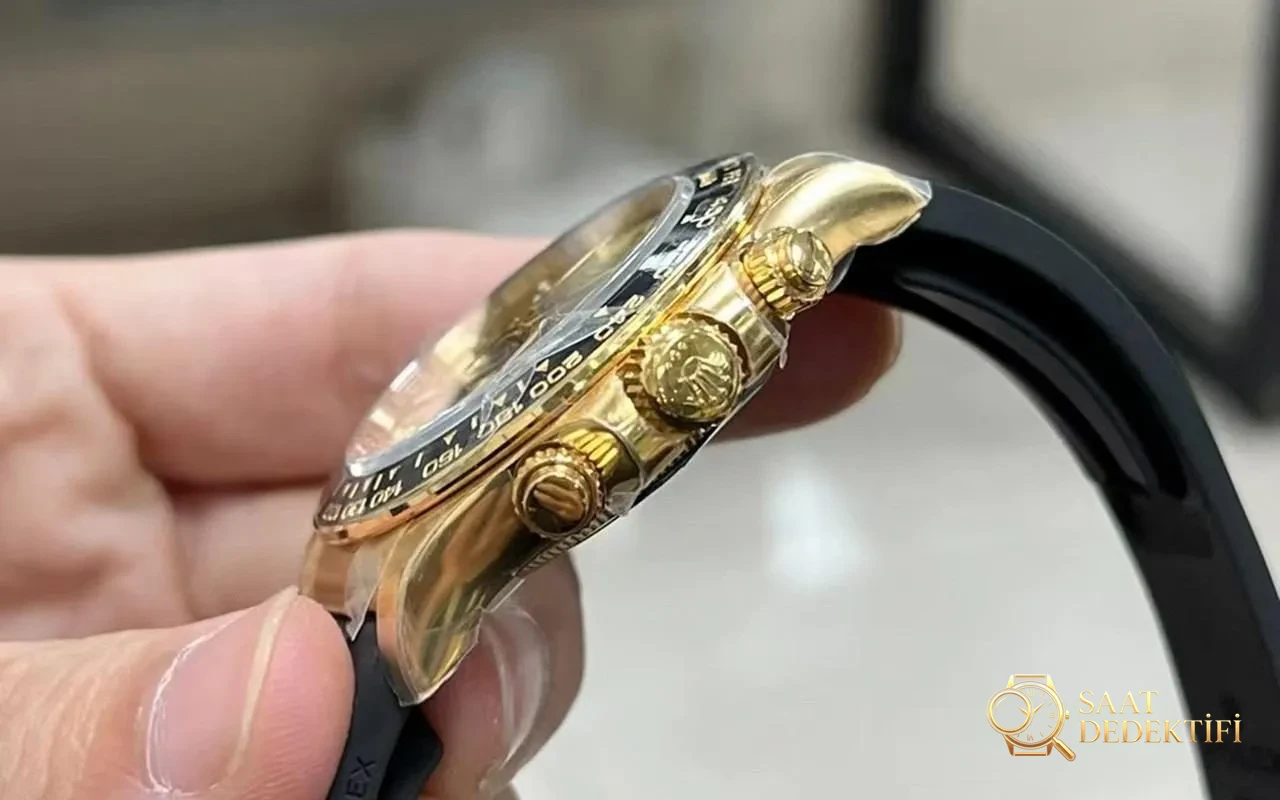 Clean Shawn Yue tarzı Rolex Daytona 4131 mekanizması bir bakışta sahte belli olur mu? - Klips Kilidi ve Lazer Damgalar