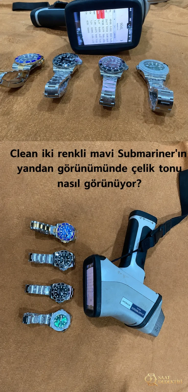 Gerçek-replika karşılaştırması: Clean iki renk mavi su hayaletinün yan tarafından çelik rengi mi görünüyor? - Genel Açı ve Estetik Duruş