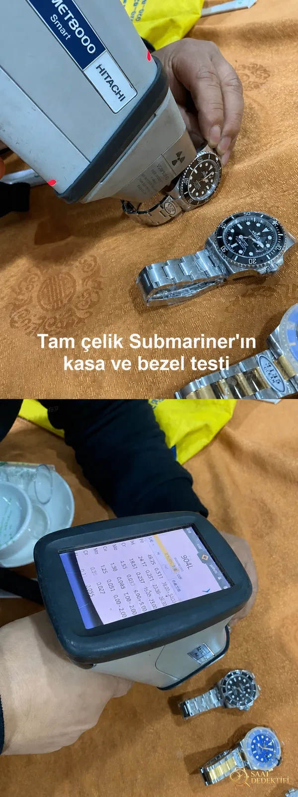 Gerçek-replika karşılaştırması: Clean iki renk mavi su hayaletinün yan tarafından çelik rengi mi görünüyor? - Kasa Çeliği ve Polisaj Kalitesi
