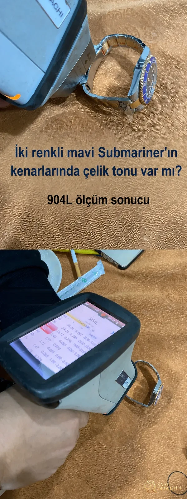 Gerçek-replika karşılaştırması: Clean iki renk mavi su hayaletinün yan tarafından çelik rengi mi görünüyor? - Toka İçi Mikro Ayar Mekanizması